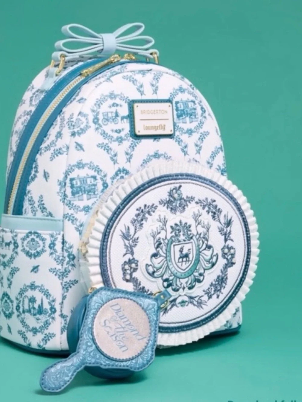 Loungefly Bridgerton Exclusive Diamond of the Season Mini Backpack